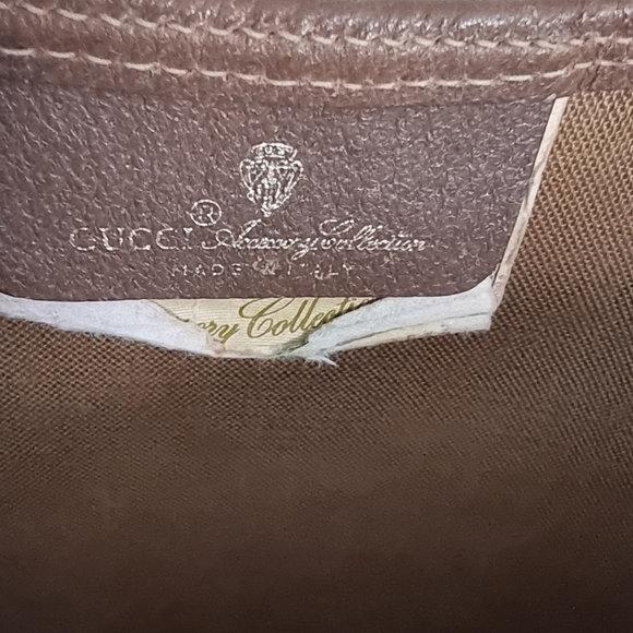GUCCI WEB TOTE (MINOR HANDLE FRAY & CORNER ABRASION) - Picture 11 of 16
